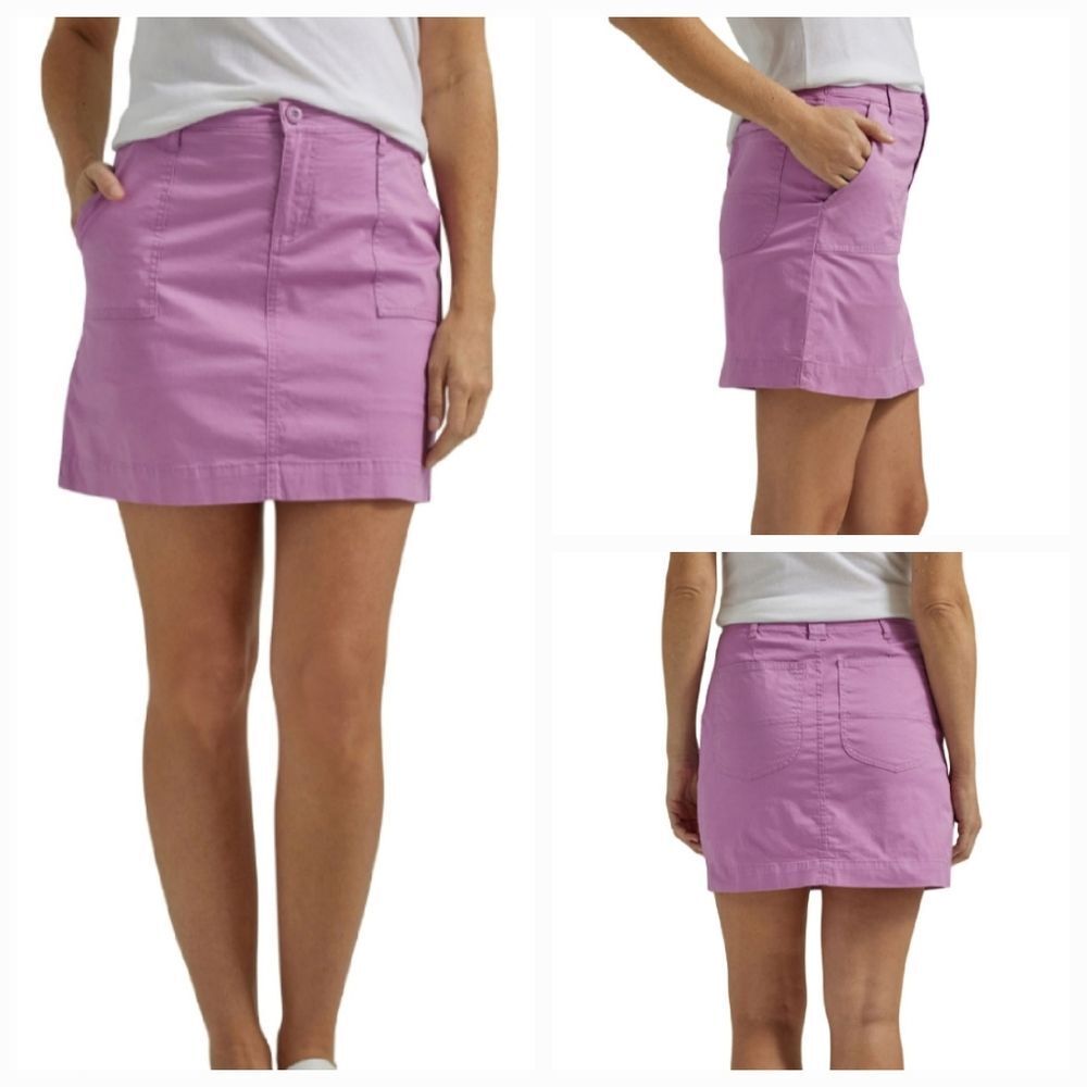 🔺️NWT Lee Lavender Mid-Rise Skort Size 22